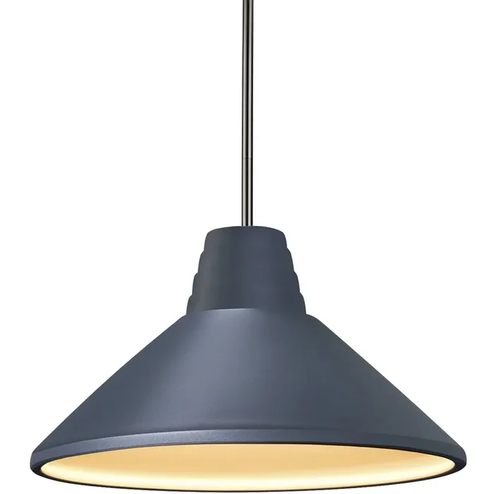 Radiance Collection 1 Light 14.75 inch Antique Brass and Antique Silver and Black Pendant Ceiling Light
